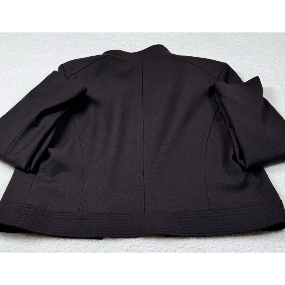 Talbots Woman's Jacket Brown Wool Button Up Lined 10 Petite - Picture 6 of 8